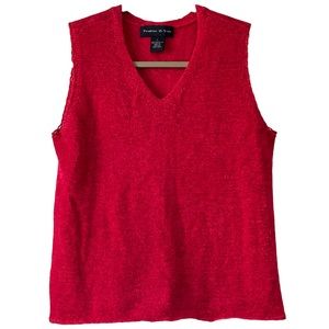 Preston & York Women’s Pink V-Neck Sweater Vest‎   Sz S
